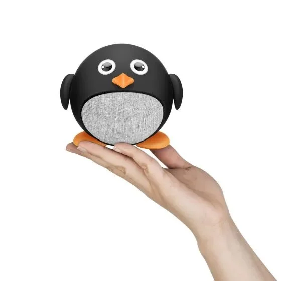 PARLANTE STEREN MINI BOC 869P BLUETOOTH PINGUINO, vista 4