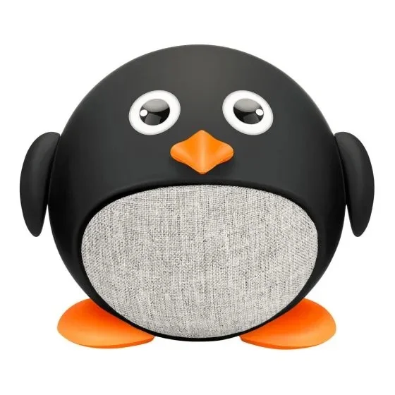 PARLANTE STEREN MINI BOC 869P BLUETOOTH PINGUINO