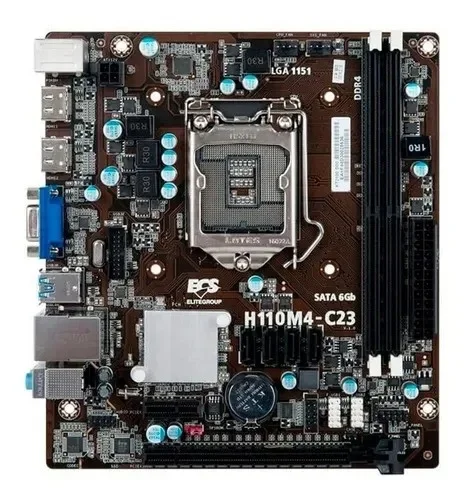 BOARD ECS H110M4-C23 MICRO-ATX LGA1151 INTEL H110 DDR4