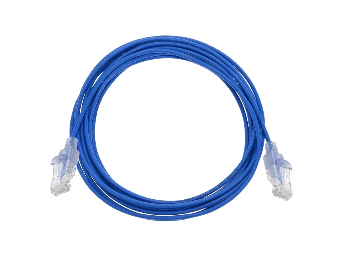 CABLE DE RED MONOPRICE SLIMRUN CAT6A 14FT AZUL