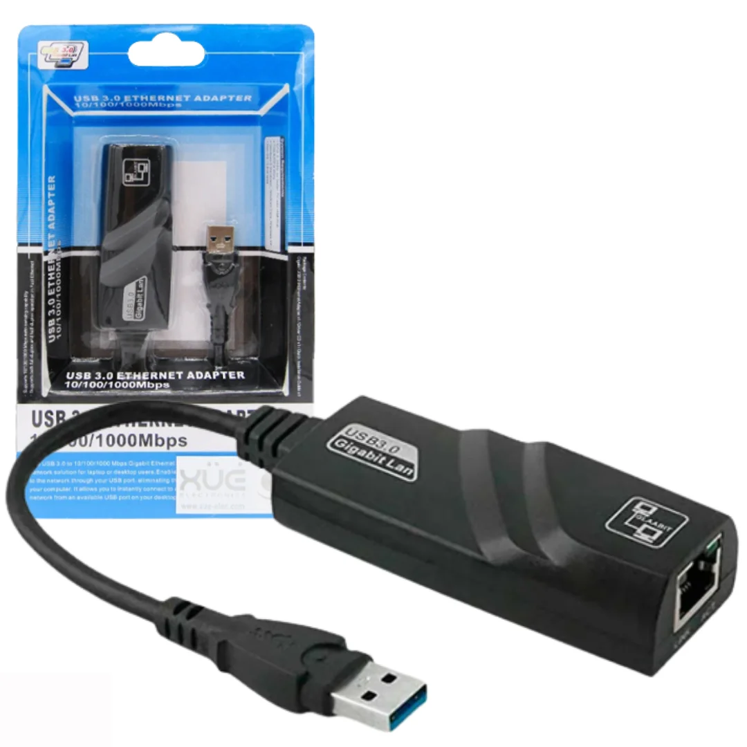 CONVERTIDOR LEXA USB C/ USB A A ETHERNETH (100/100MBPS), vista 2