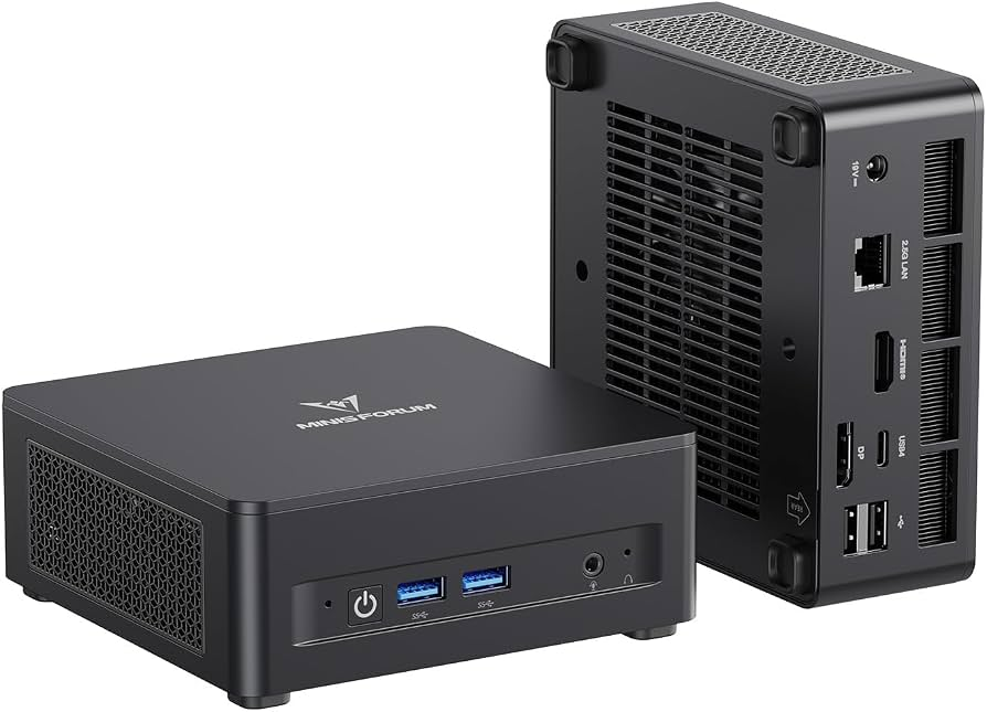 COMPUTADOR TORRE MINISFORUM DESKMINI UM690L SLIM AMD RYZEN 9 6900HX / 16 GB LPDDR5 RAM / 512 GB PCIE 4.0 SSD / GRÁFICOS AMD RADEON 680M