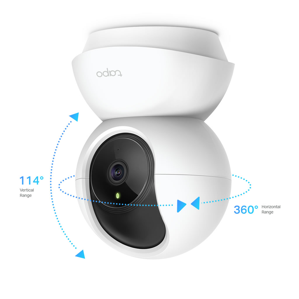 CÁMARA DE SEGURIDAD TP-LINK TAPO C210P2 2K 3MP PAN/TILT, MICRO SD 512GB, vista 4