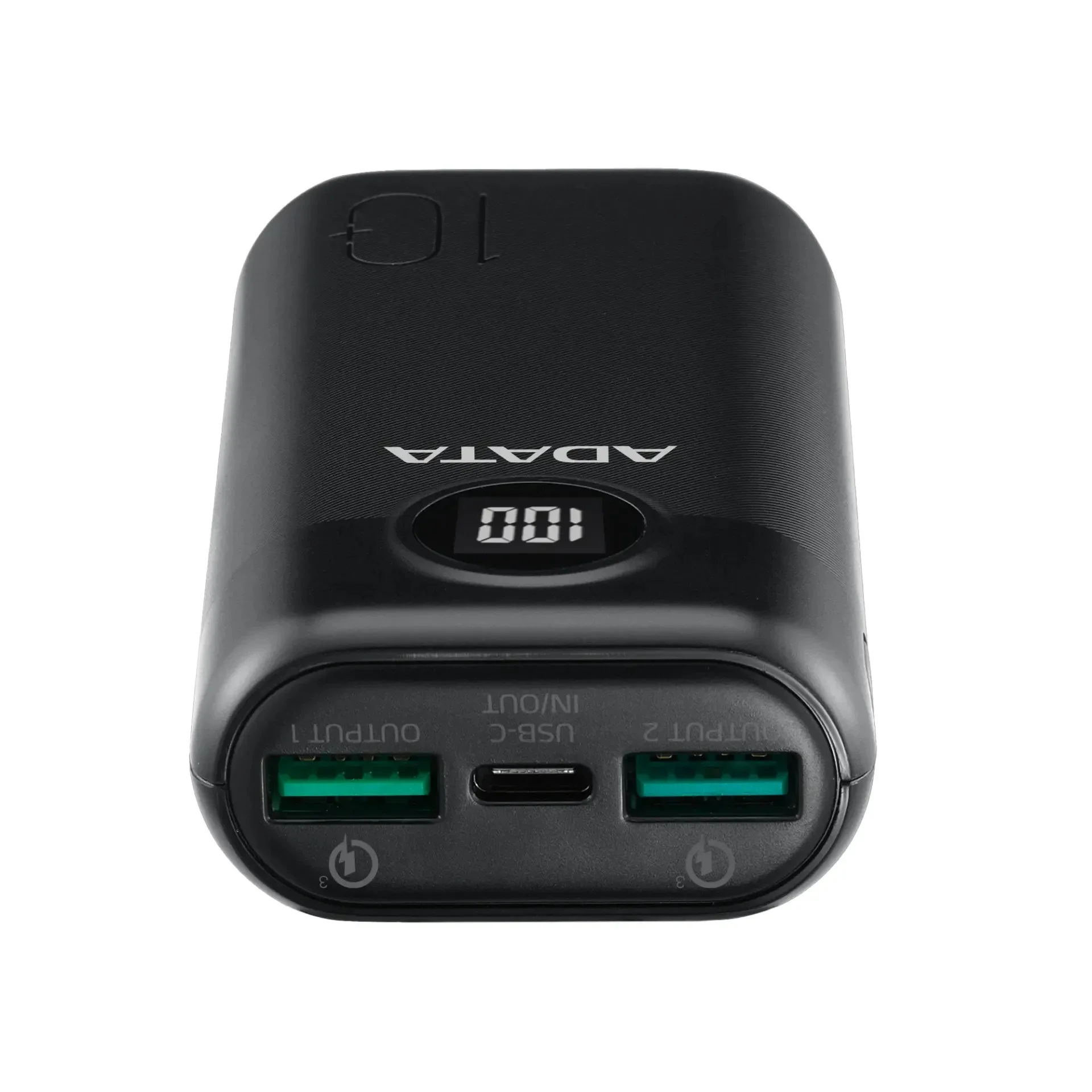 POWER BANK ADATA P10000QCD 10000MAH, vista 3