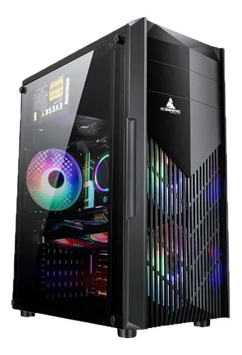 CHASIS ICEBERG GEAR V6 ATX NEGRO